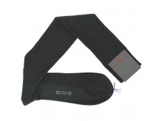 Mi-bas Fil d'Ecosse gris Sozzi Calze Milan | Uppersocks.com