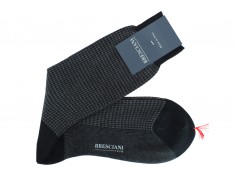 Houndstooth socks by Bresciani | Uppersocks.com