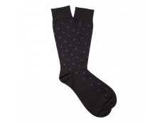 Pantherella Polka dot socks black | Uppersocks.com