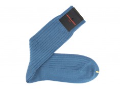 Chaussettes bleues en laine pour l'hiver | Uppersocks.com