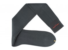 Chaussettes grise Fil d'Ecosse | Uppersocks.com