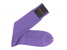 Chaussettes Mauve en Fil d'Ecosse | Uppersocks.com