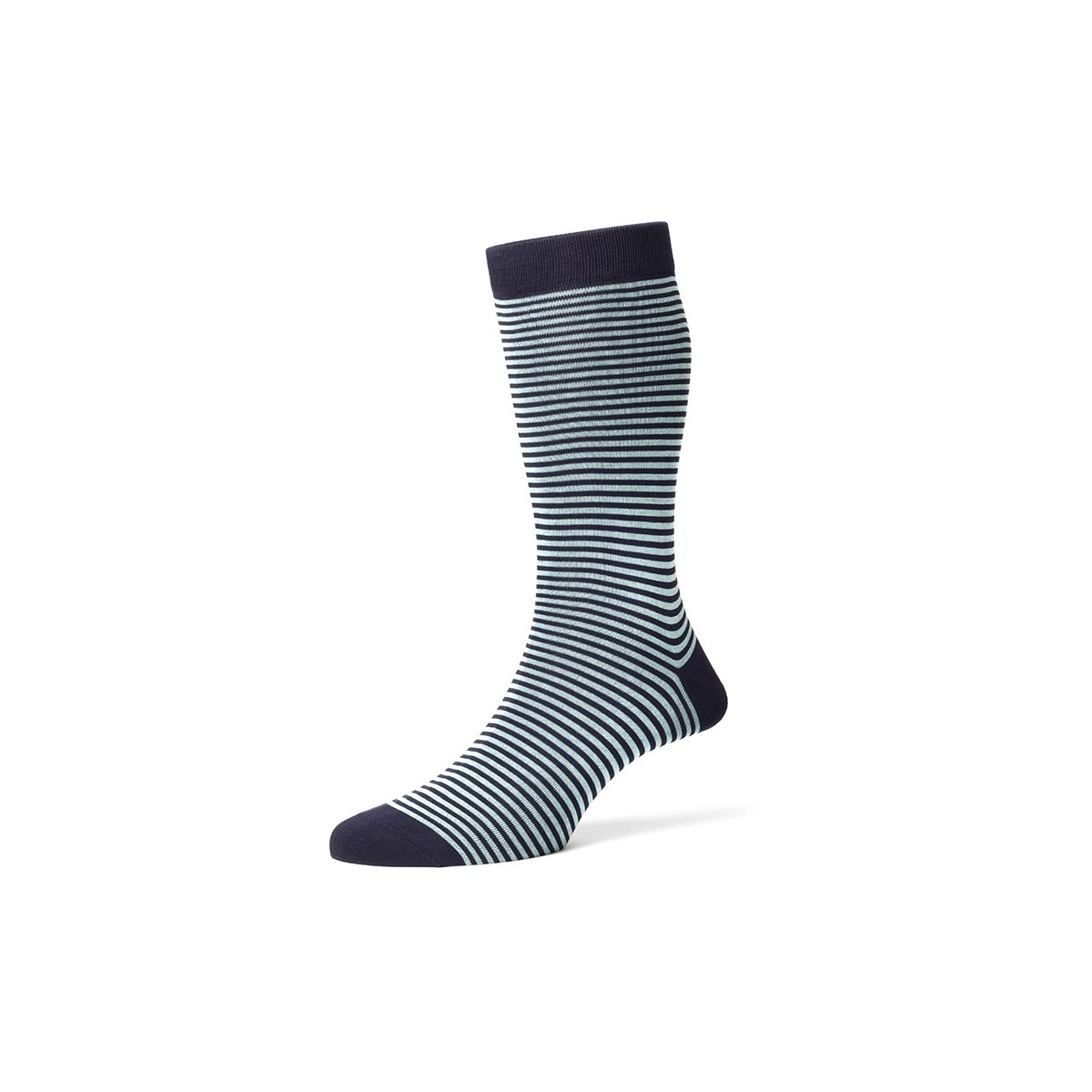 Vente en gros de chaussettes athlétiques rayées en nylon élasthanne pour hommes